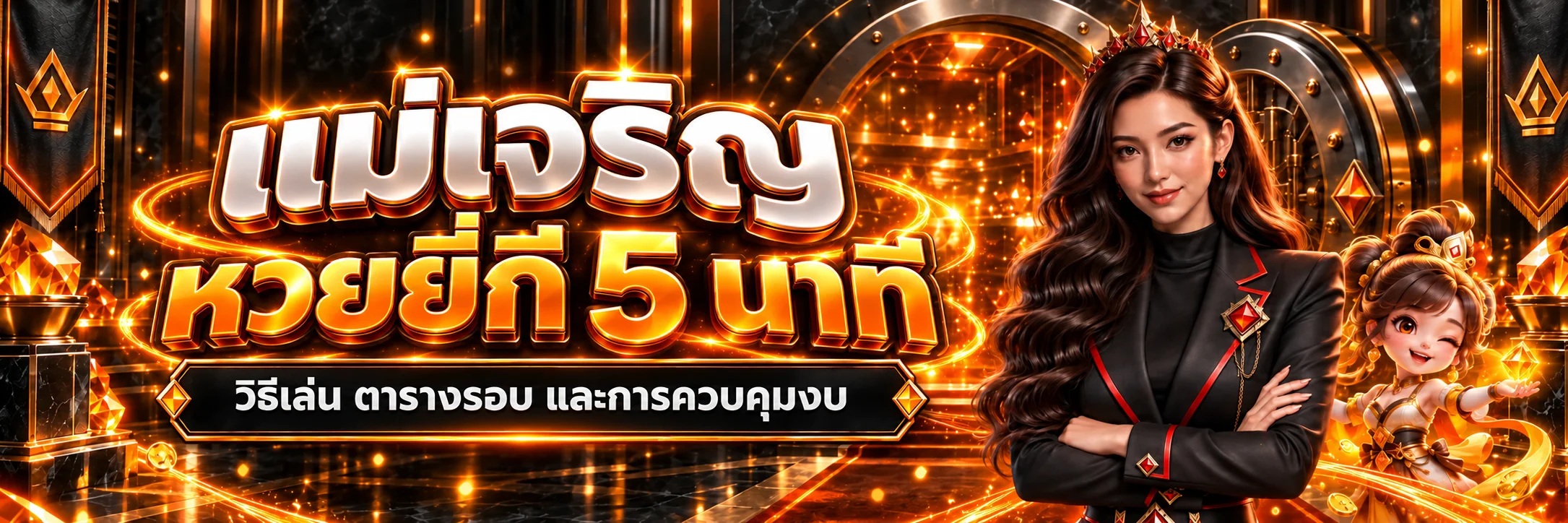 แม่เจริญ หวยยี่กี 5 นาที | วิธีเล่นและตารางรอบ